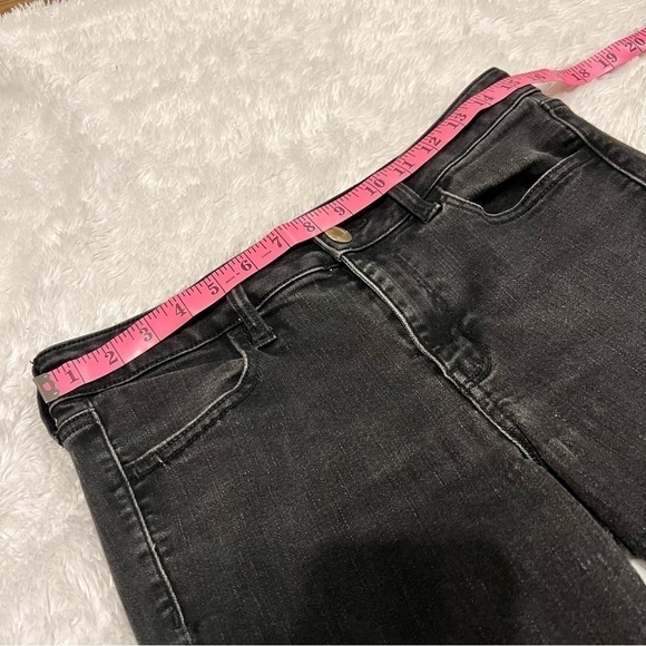 AMERICAN Eagle Women’s Super Super Stretch X Jean Jeggings Size 10 in Black - Picture 12 of 13